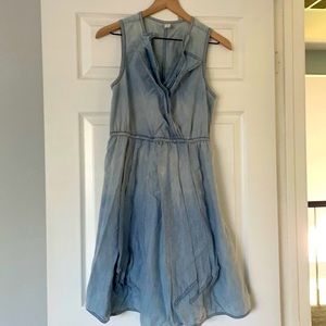 Maeve denim chambray dress xs